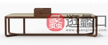 羽尚意式极简家具卧室意式极简床尾凳YS3108